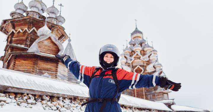 Зимние Кижи: снегоходный тур в Карелии, 2 дня